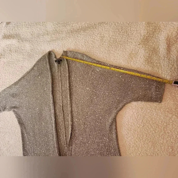 Apt. 9 Silver Sparkle Open-Front Cardigan - Picture 8 of 10